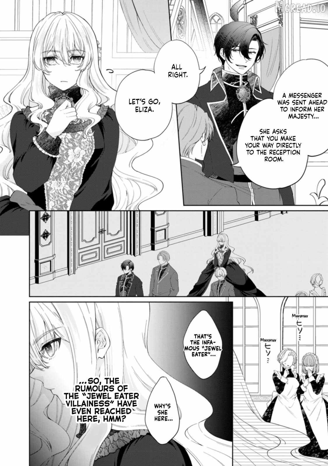 Akuyaku Reijo no Nariagari Ringoku de Hoseki no Seijo to Yobareru Made Chapter 4 page 8 - 