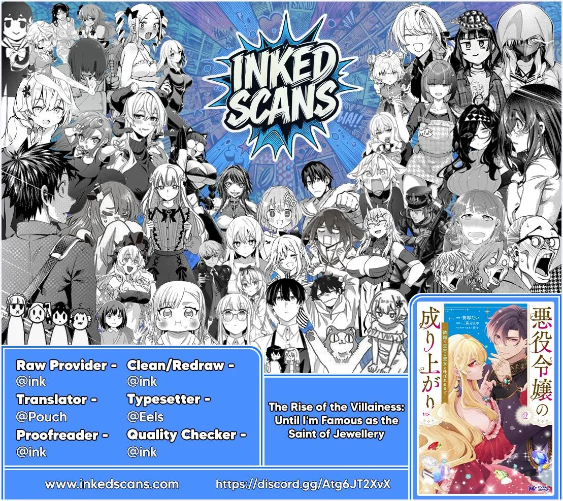 Akuyaku Reijo no Nariagari Ringoku de Hoseki no Seijo to Yobareru Made Chapter 6 page 36 - 