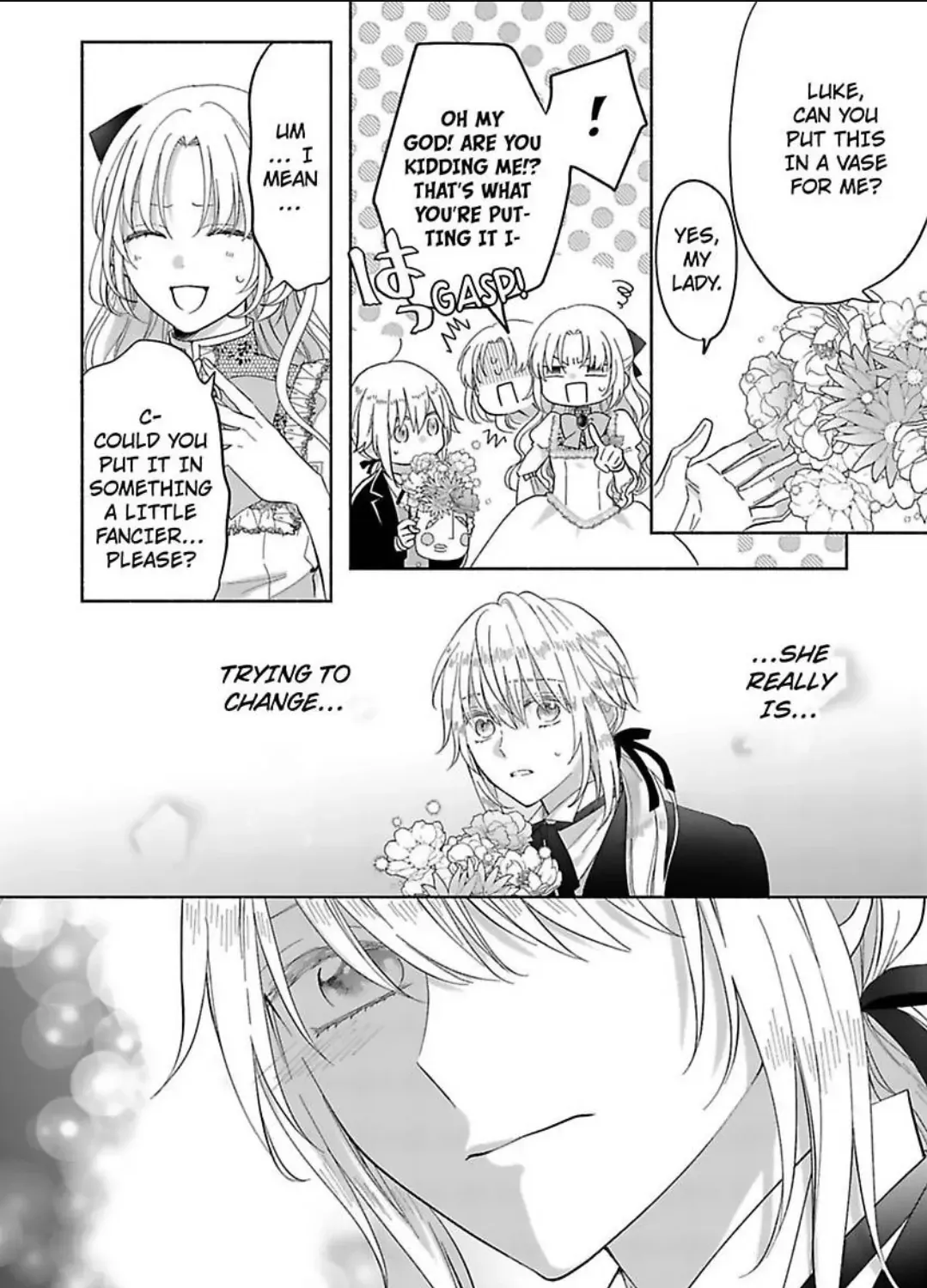 Akuyaku Reijou ni Naritakunai node Ouji-sama to Issho ni Kanpeki Reijou wo Mezashimasu! Chapter 4 page 53 - 