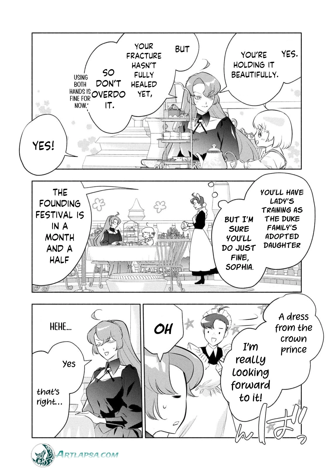 Akuyaku Reijou ni Tensei shita Haha wa Kosodate Kaikaku o Itashimasu Chapter 8 page 7 - 