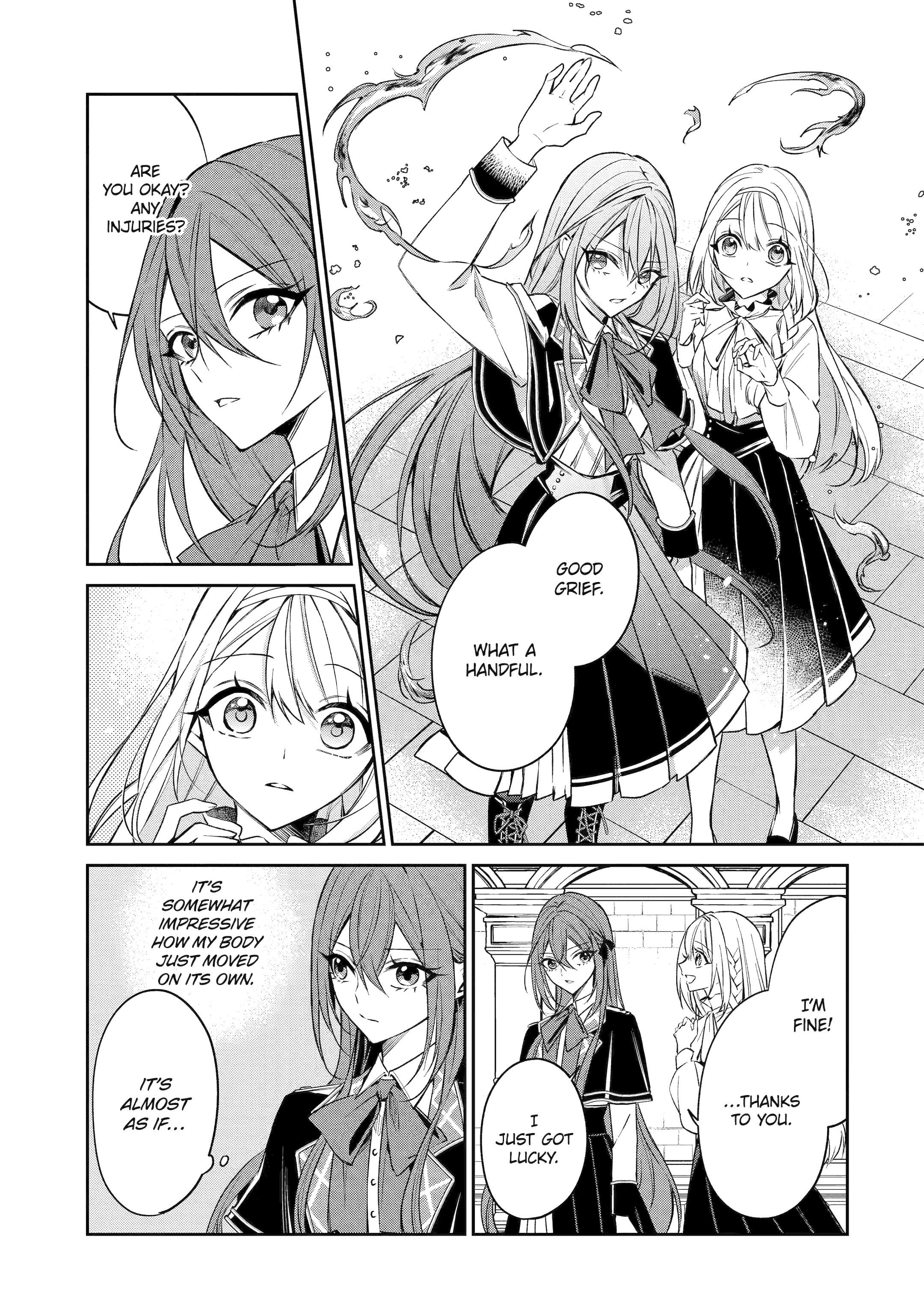 Akuyaku Reijou ni Tensei Shita Inaka Musume ga Bad End Kaihi ni Idomu Hanashi - Shinitakunai no de Last Boss Yori Tsuyoku Natte Mita Chapter 11 page 11 - 