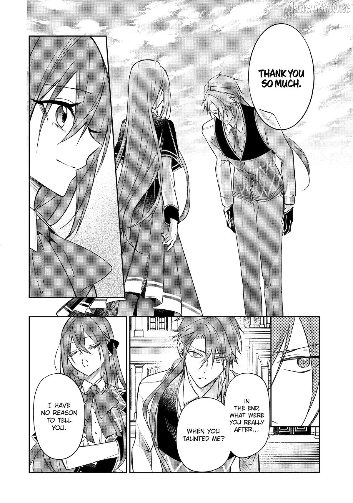 Akuyaku Reijou ni Tensei Shita Inaka Musume ga Bad End Kaihi ni Idomu Hanashi - Shinitakunai no de Last Boss Yori Tsuyoku Natte Mita Chapter 13 page 28 - 