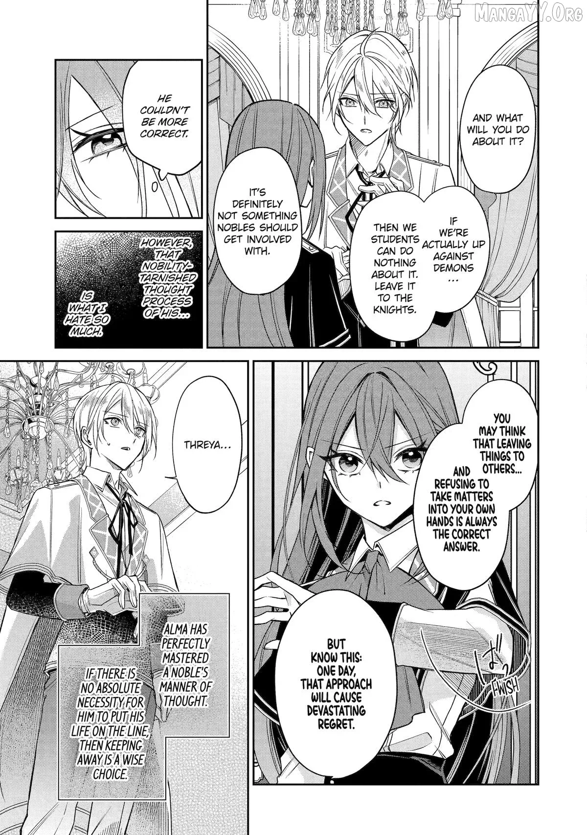 Akuyaku Reijou ni Tensei Shita Inaka Musume ga Bad End Kaihi ni Idomu Hanashi - Shinitakunai no de Last Boss Yori Tsuyoku Natte Mita Chapter 19 page 11 - 