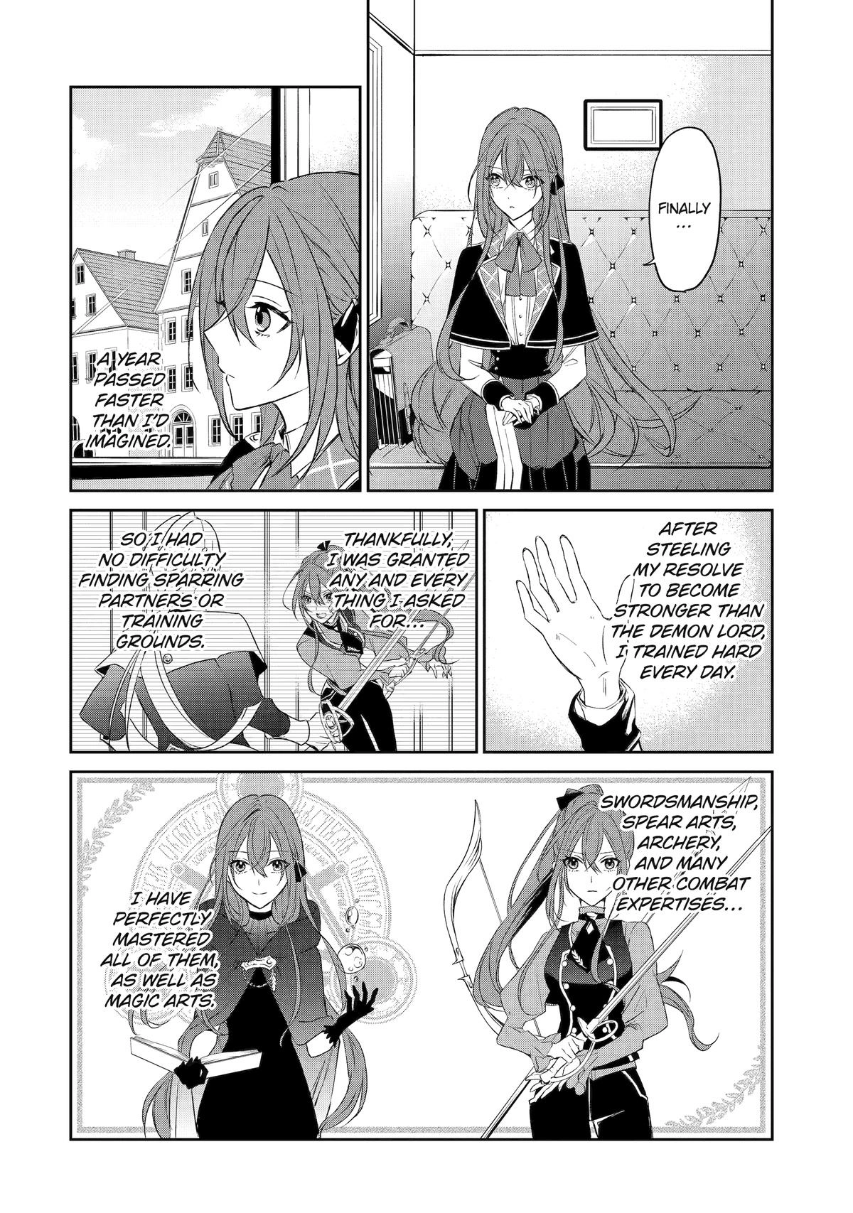 Akuyaku Reijou ni Tensei Shita Inaka Musume ga Bad End Kaihi ni Idomu Hanashi - Shinitakunai no de Last Boss Yori Tsuyoku Natte Mita Chapter 2 page 8 - 