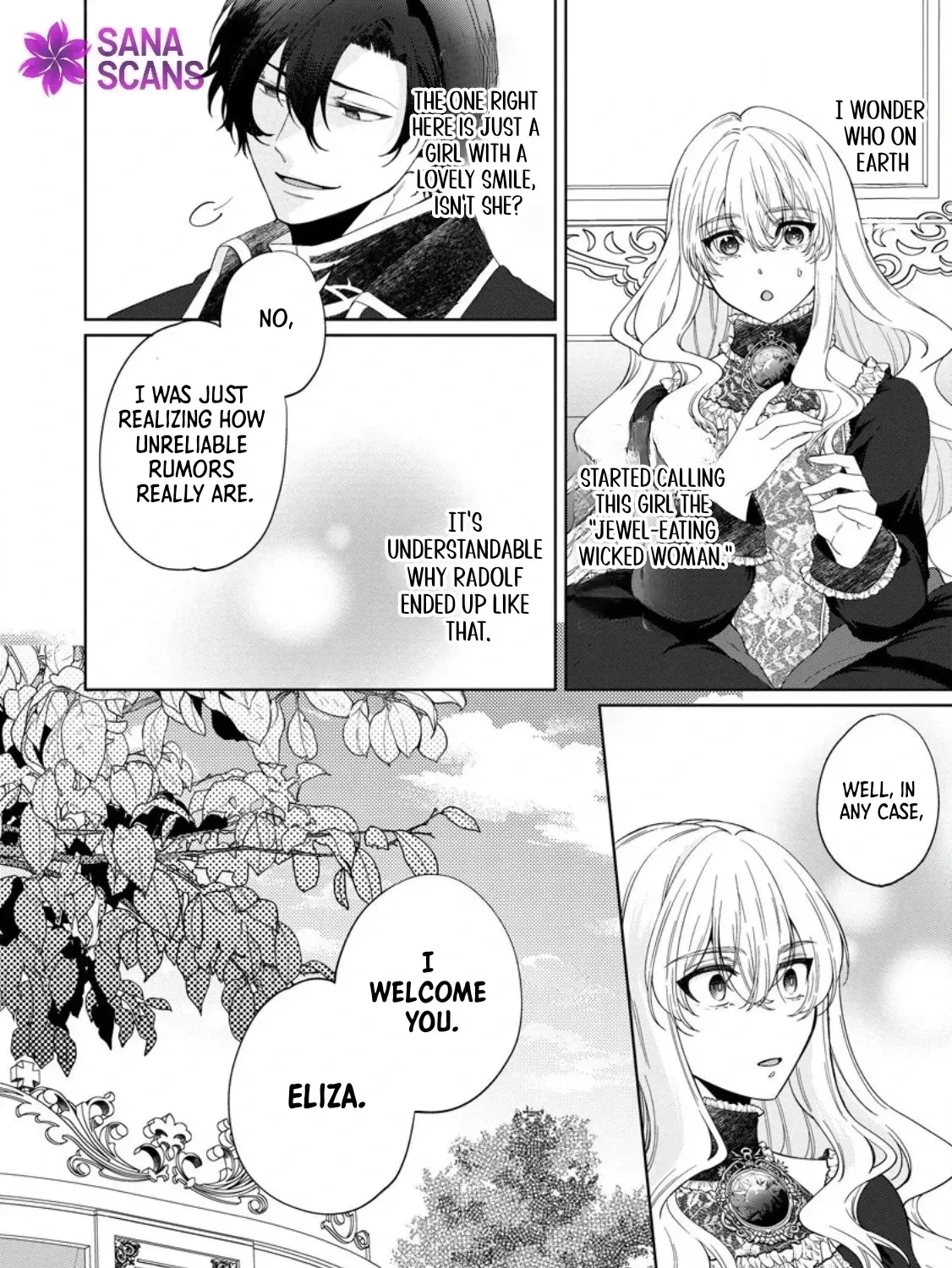 Akuyaku Reijou no Nariagari: Ringoku de Houseki no Seijo to Yobareru Made Chapter 3 page 99 - 