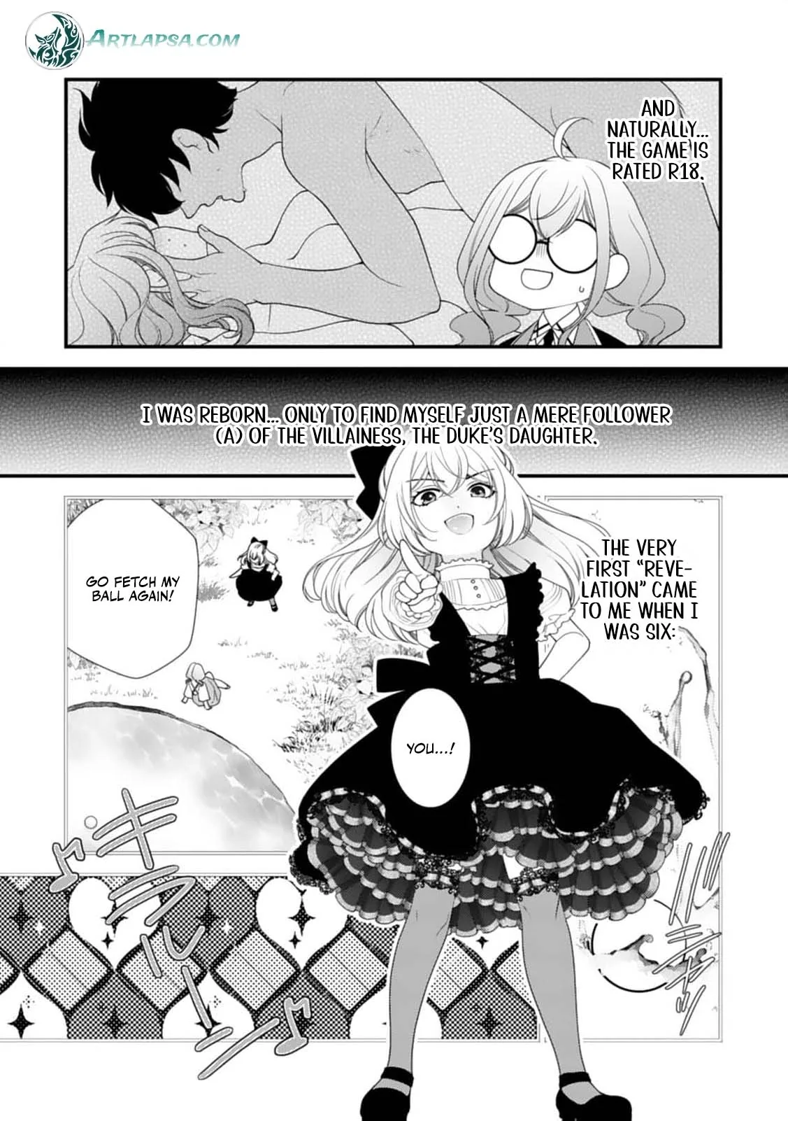 Akuyaku Reijou no Torimaki A desu ga, Outaishi Denka ni Semarareteimasu. Chapter 1 page 21 - 