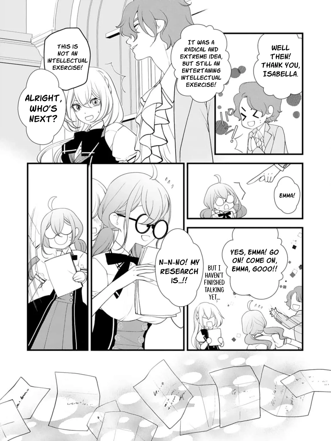 Akuyaku Reijou no Torimaki A desu ga, Outaishi Denka ni Semarareteimasu. Chapter 11 page 35 - 