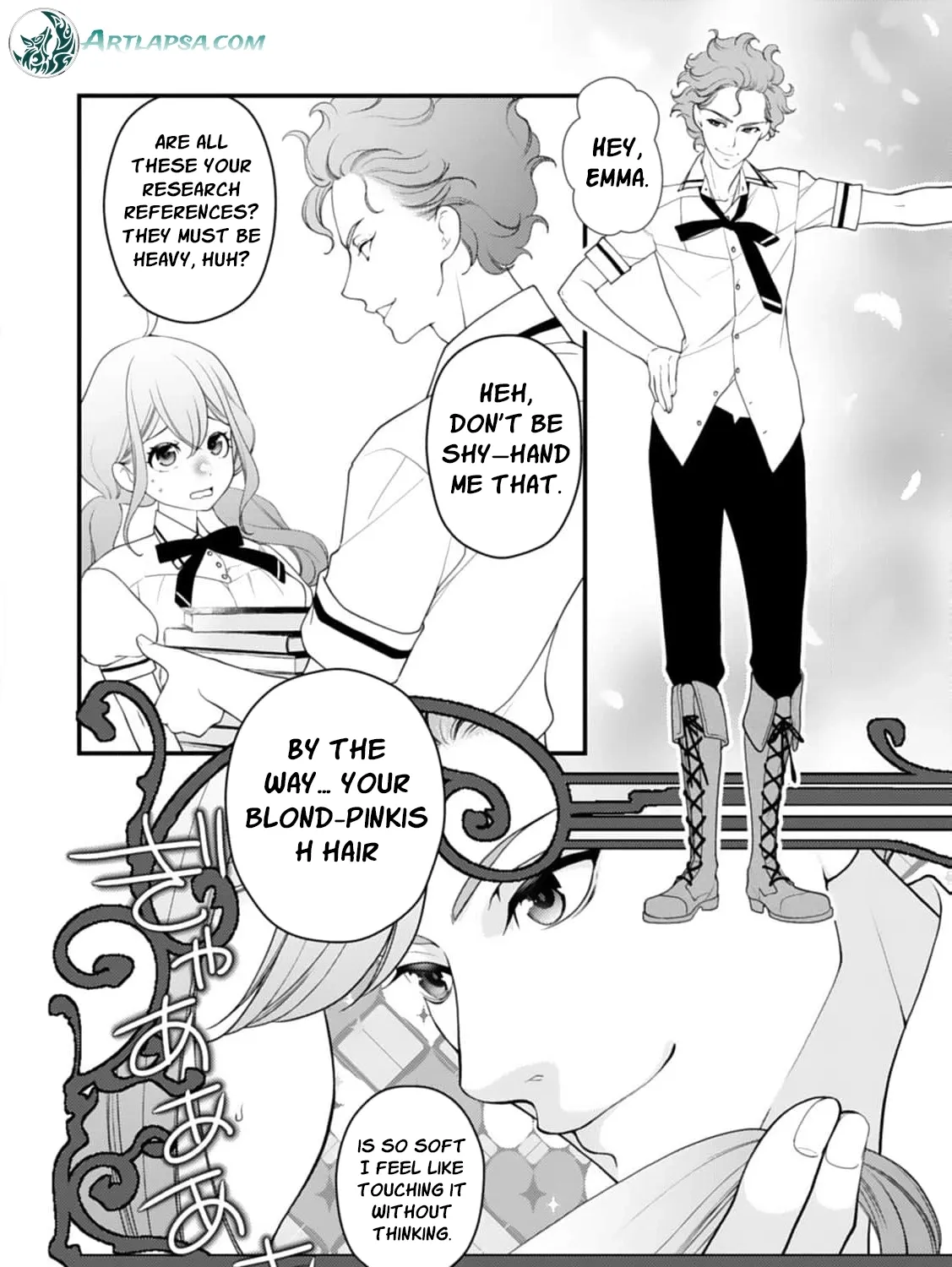 Akuyaku Reijou no Torimaki A desu ga, Outaishi Denka ni Semarareteimasu. Chapter 11 page 45 - 
