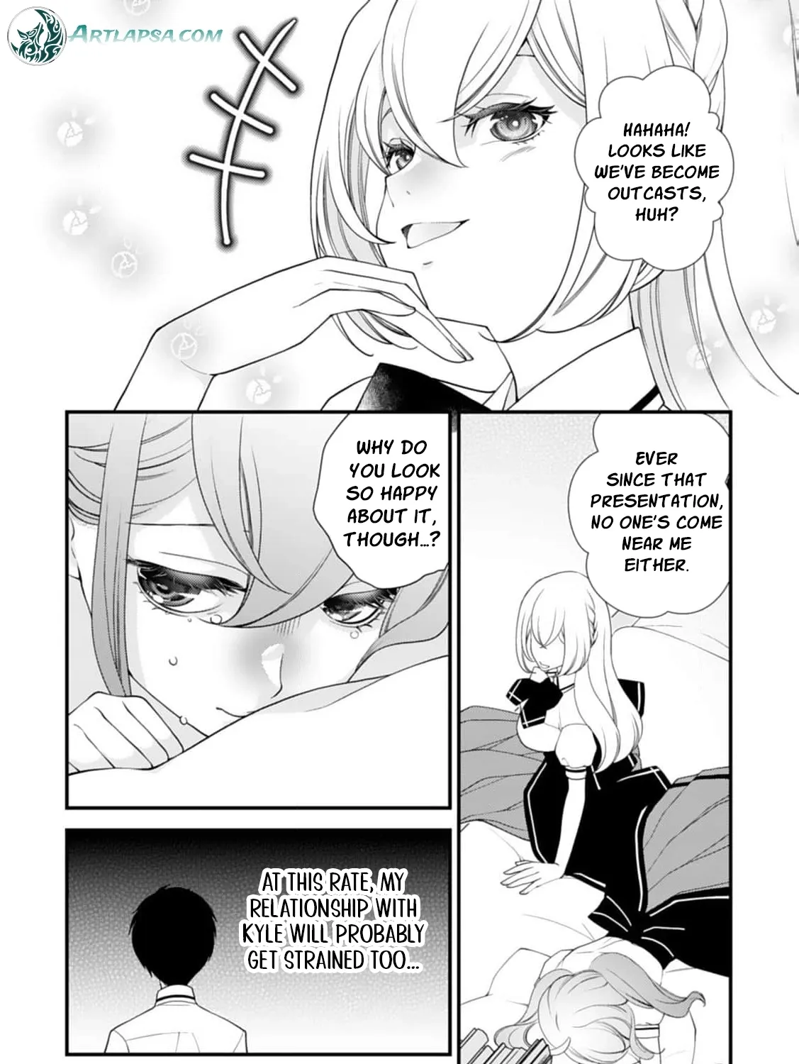 Akuyaku Reijou no Torimaki A desu ga, Outaishi Denka ni Semarareteimasu. Chapter 11 page 53 - 
