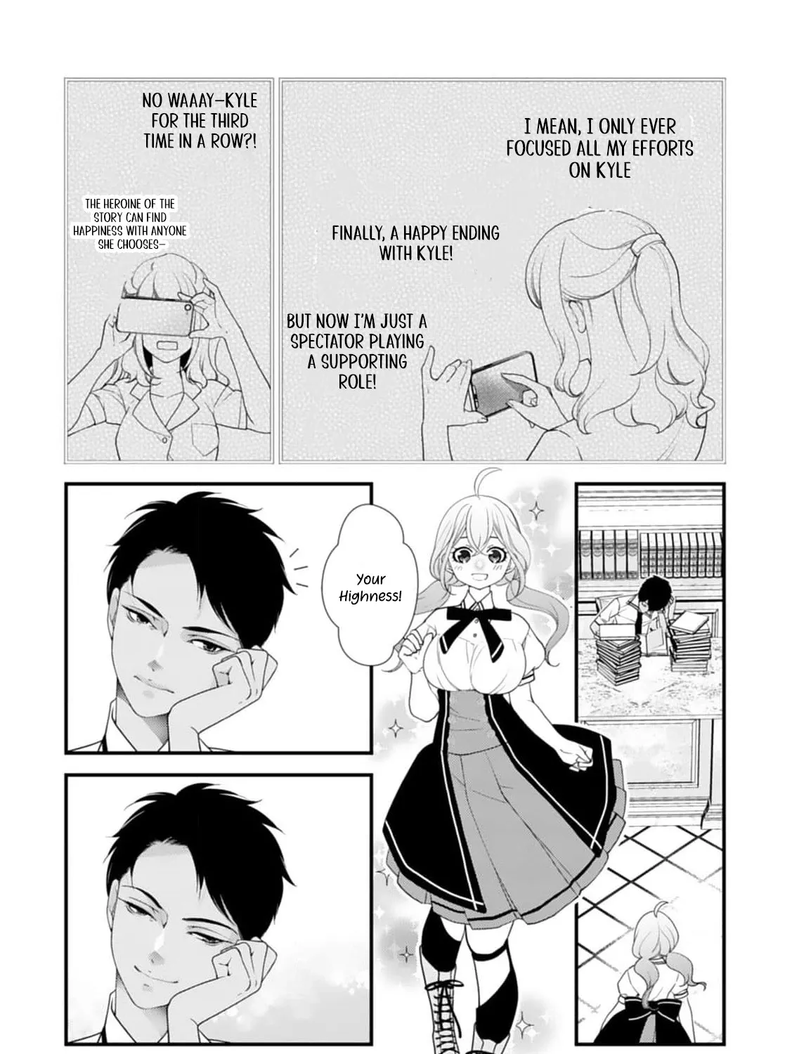 Akuyaku Reijou no Torimaki A desu ga, Outaishi Denka ni Semarareteimasu. Chapter 12 page 27 - 