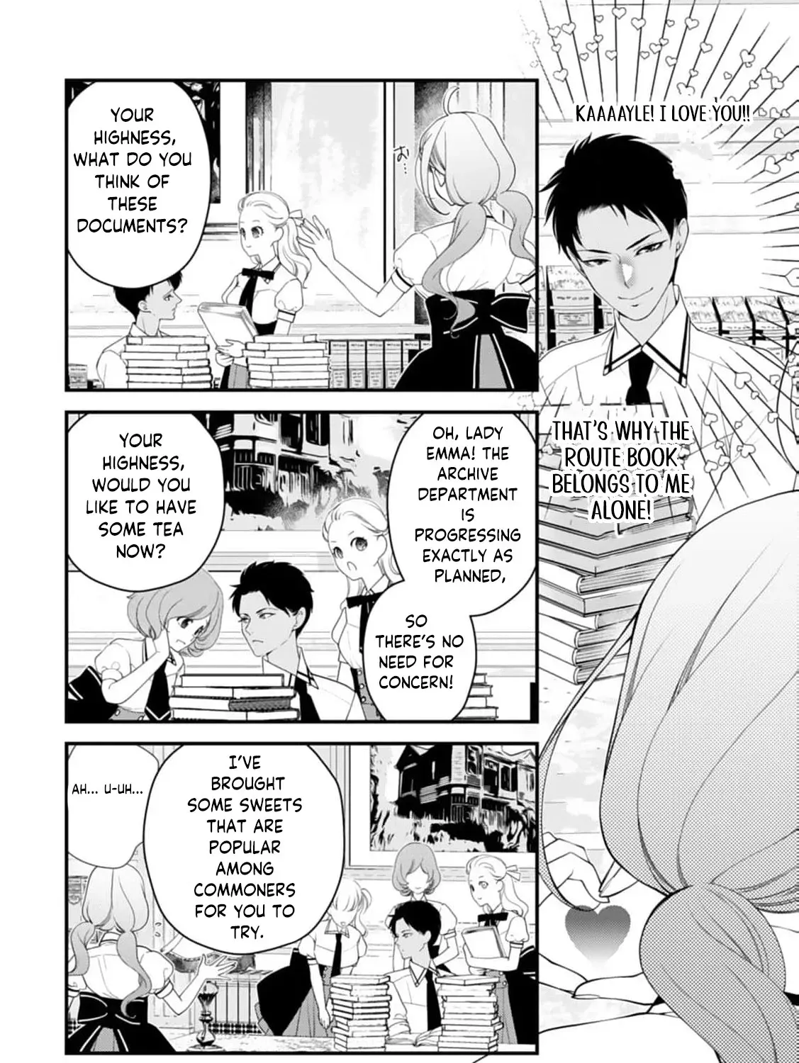 Akuyaku Reijou no Torimaki A desu ga, Outaishi Denka ni Semarareteimasu. Chapter 12 page 29 - 