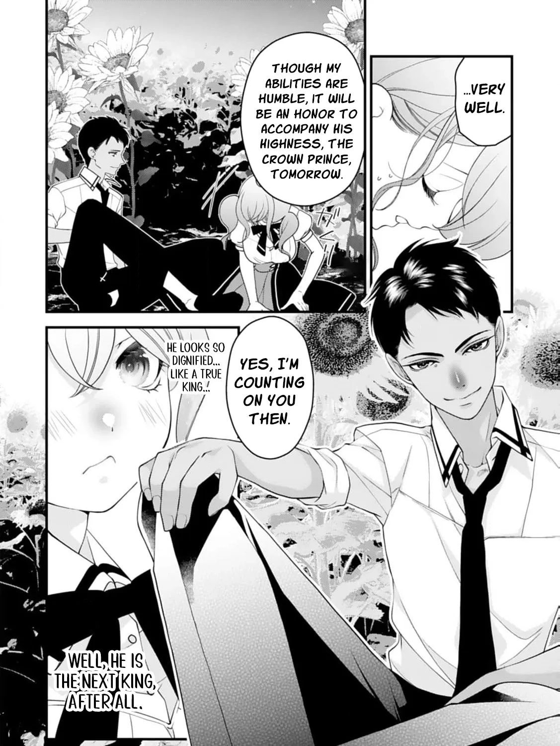 Akuyaku Reijou no Torimaki A desu ga, Outaishi Denka ni Semarareteimasu. Chapter 13 page 29 - 