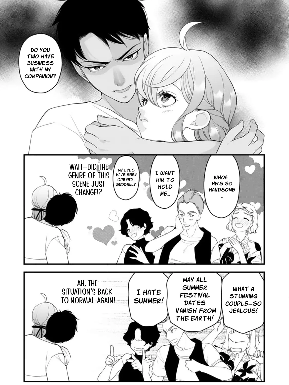 Akuyaku Reijou no Torimaki A desu ga, Outaishi Denka ni Semarareteimasu. Chapter 14 page 43 - 