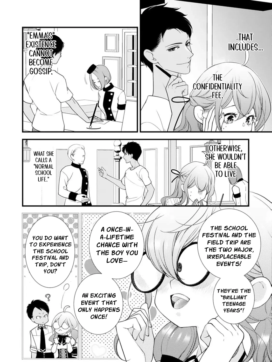 Akuyaku Reijou no Torimaki A desu ga, Outaishi Denka ni Semarareteimasu. Chapter 15 page 13 - 