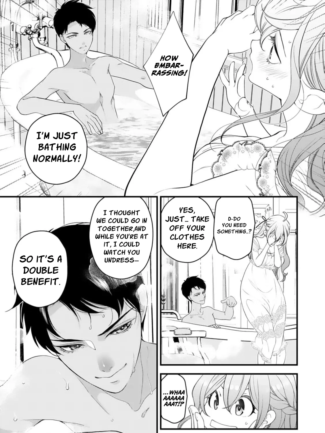 Akuyaku Reijou no Torimaki A desu ga, Outaishi Denka ni Semarareteimasu. Chapter 15 page 19 - 