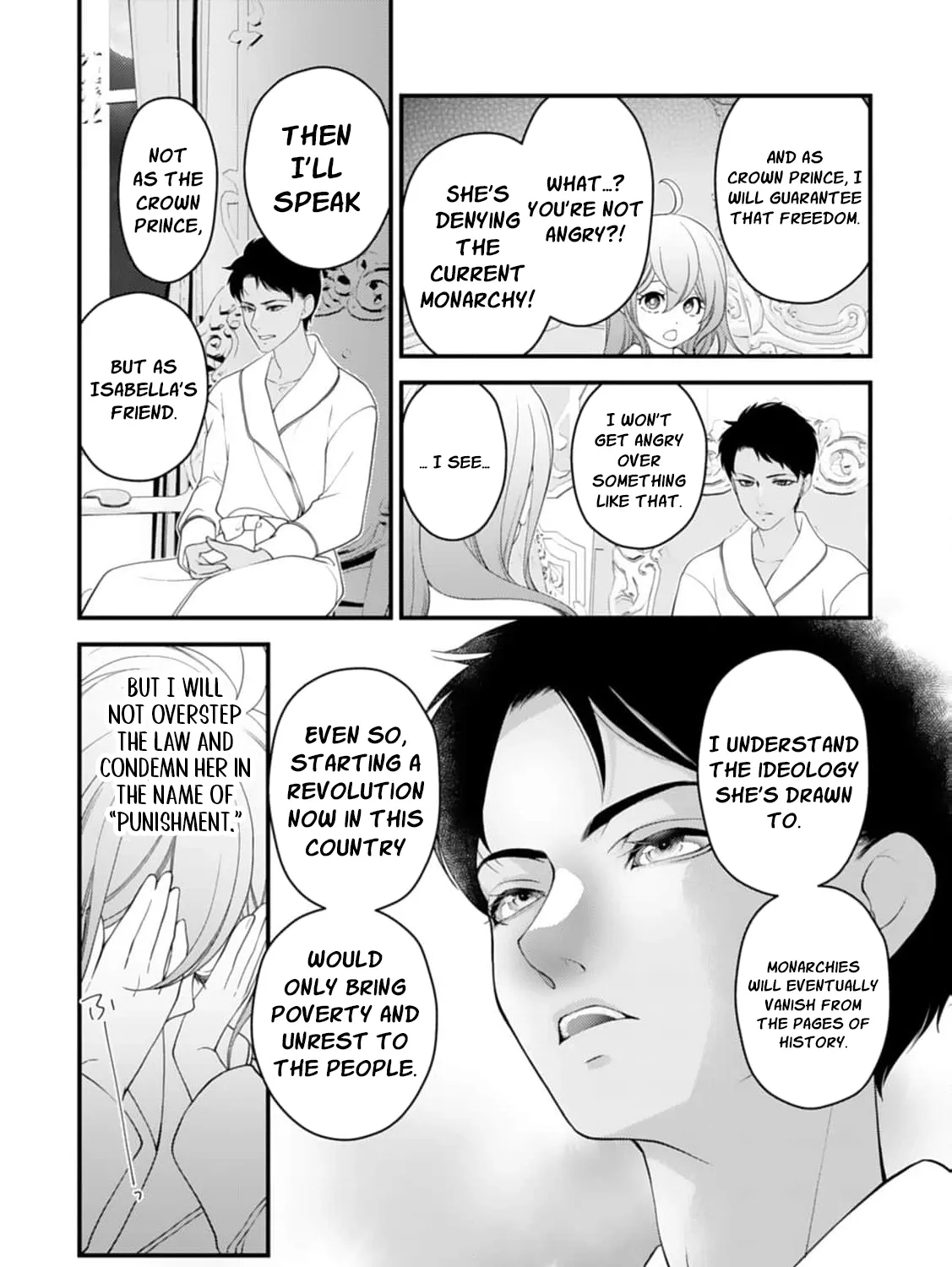 Akuyaku Reijou no Torimaki A desu ga, Outaishi Denka ni Semarareteimasu. Chapter 15 page 39 - 