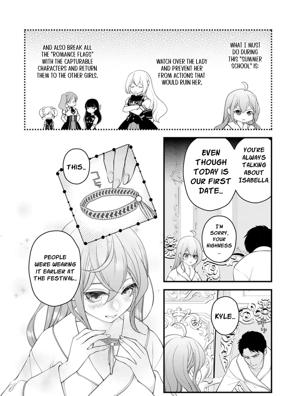 Akuyaku Reijou no Torimaki A desu ga, Outaishi Denka ni Semarareteimasu. Chapter 15 page 41 - 