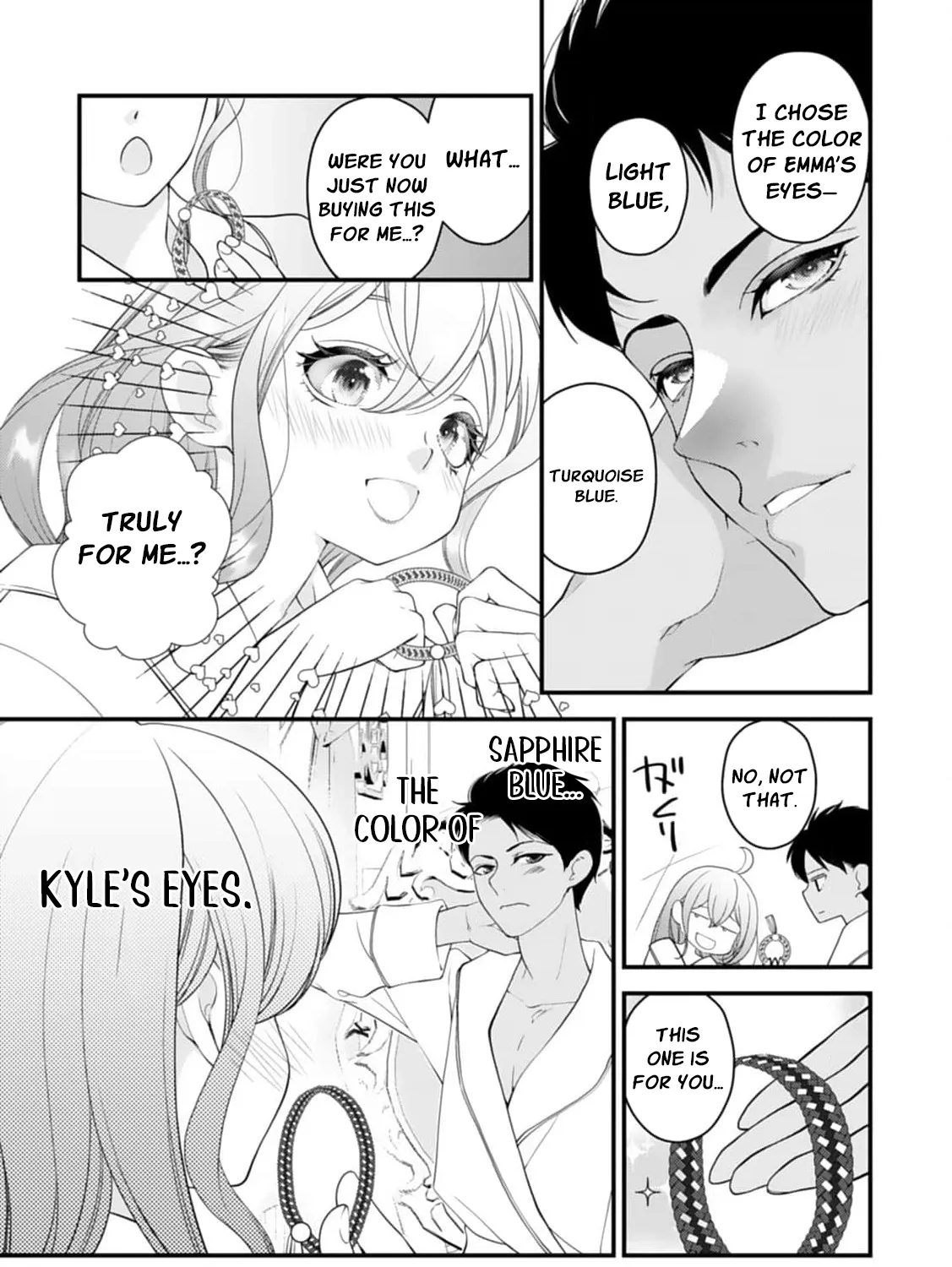 Akuyaku Reijou no Torimaki A desu ga, Outaishi Denka ni Semarareteimasu. Chapter 15 page 43 - 