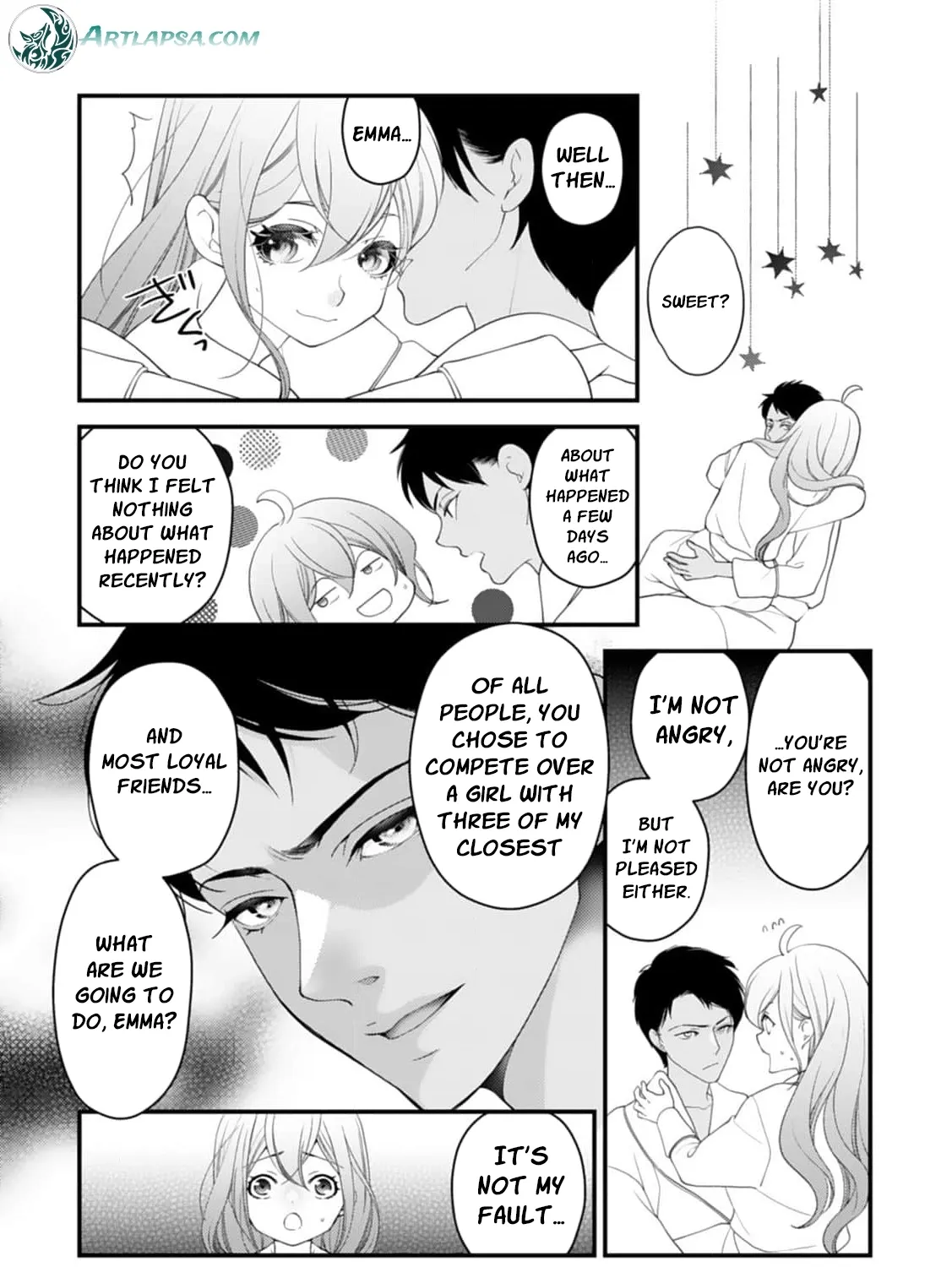 Akuyaku Reijou no Torimaki A desu ga, Outaishi Denka ni Semarareteimasu. Chapter 15 page 47 - 