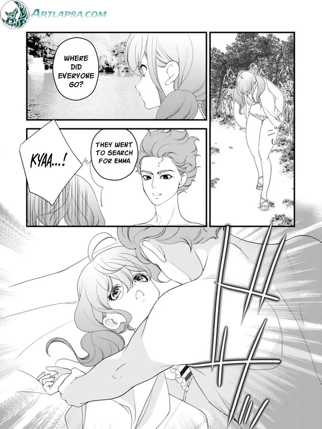 Akuyaku Reijou no Torimaki A desu ga, Outaishi Denka ni Semarareteimasu. Chapter 16 page 21 - 
