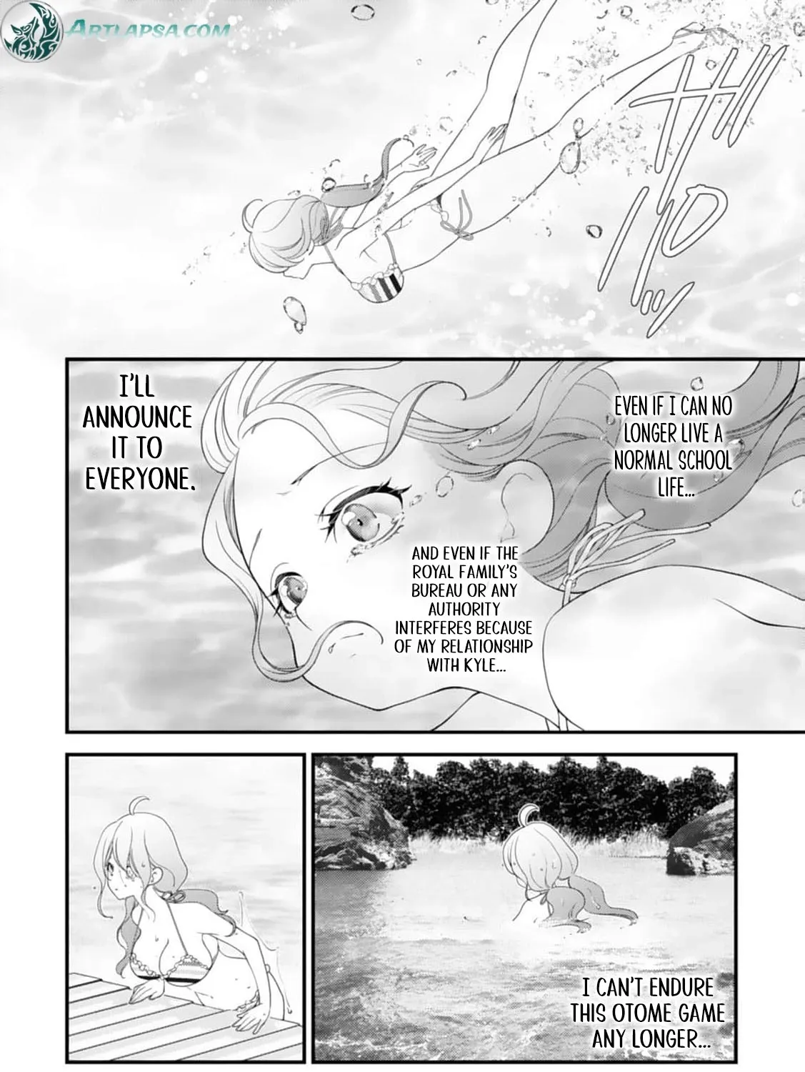 Akuyaku Reijou no Torimaki A desu ga, Outaishi Denka ni Semarareteimasu. Chapter 16 page 41 - 