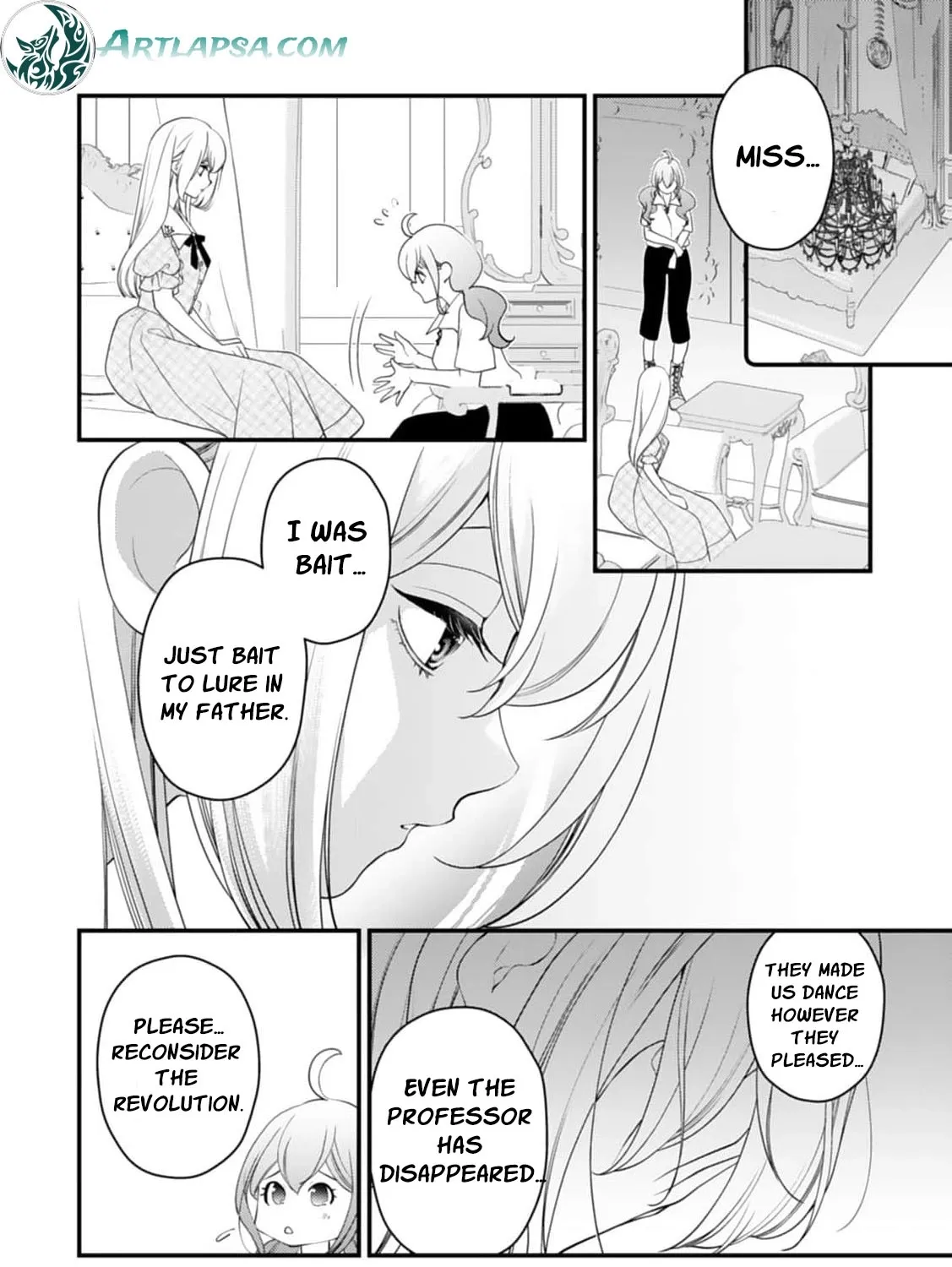 Akuyaku Reijou no Torimaki A desu ga, Outaishi Denka ni Semarareteimasu. Chapter 17 page 41 - 