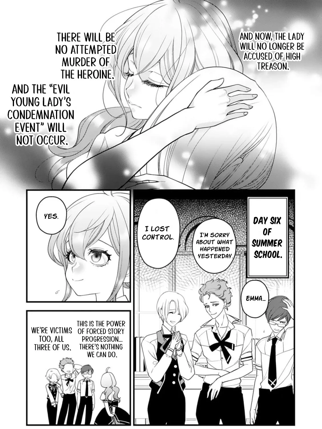 Akuyaku Reijou no Torimaki A desu ga, Outaishi Denka ni Semarareteimasu. Chapter 17 page 45 - 