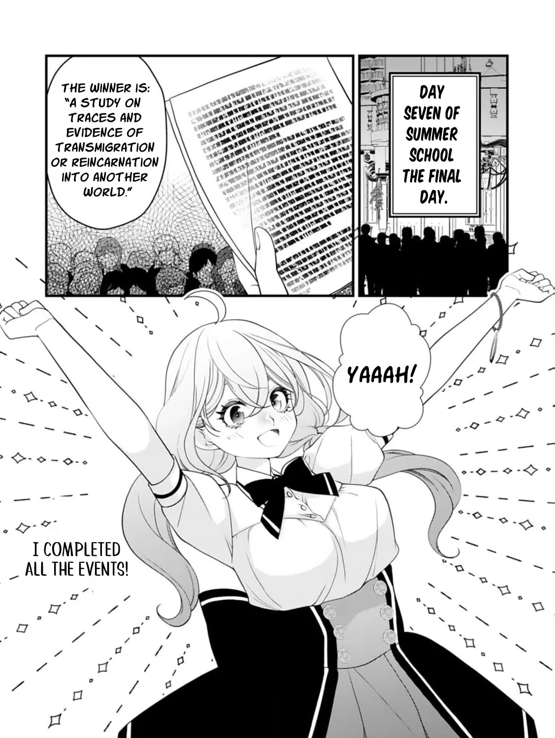 Akuyaku Reijou no Torimaki A desu ga, Outaishi Denka ni Semarareteimasu. Chapter 17 page 47 - 