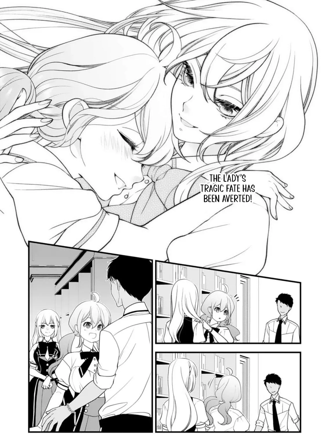 Akuyaku Reijou no Torimaki A desu ga, Outaishi Denka ni Semarareteimasu. Chapter 17 page 49 - 