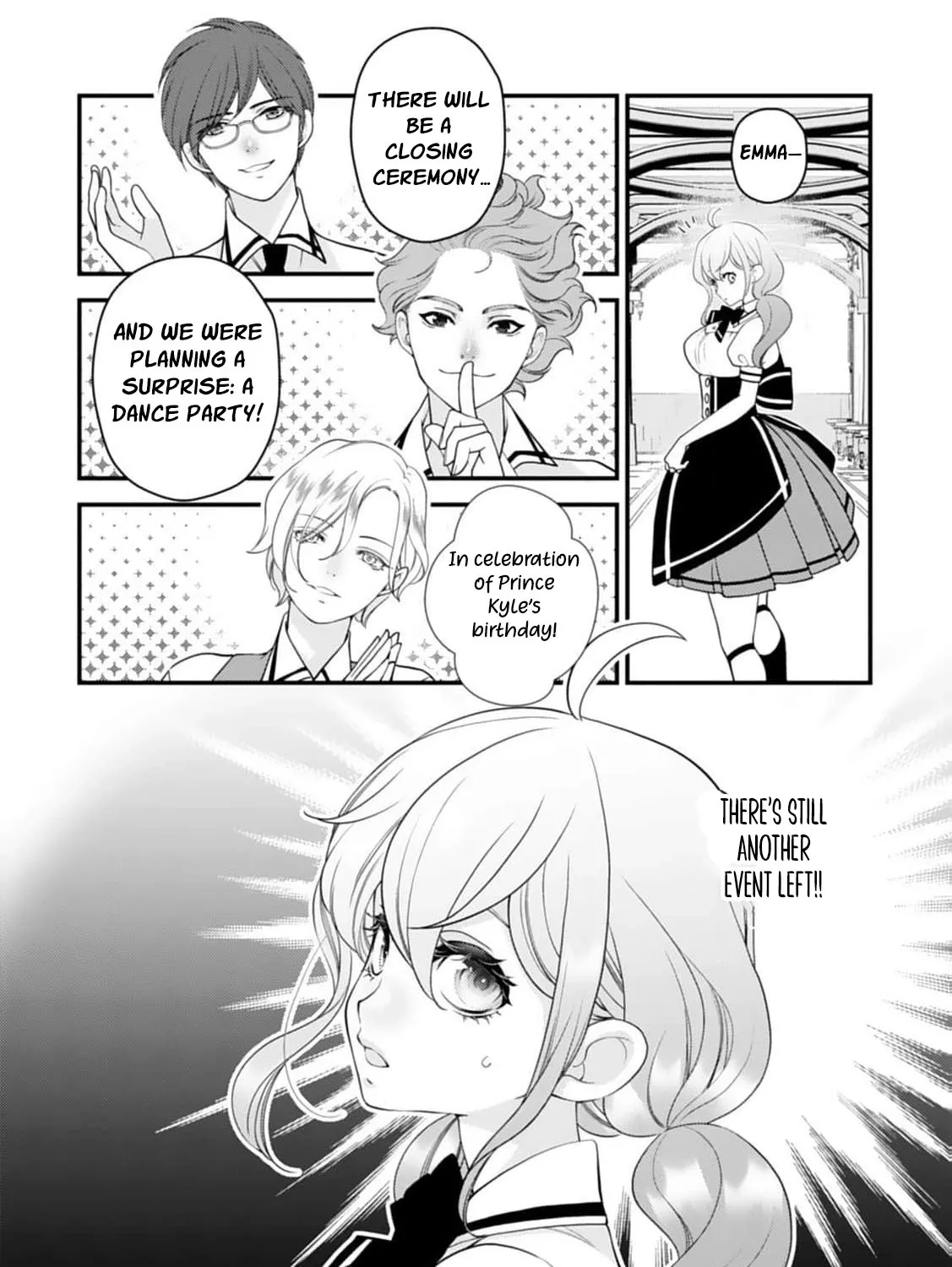 Akuyaku Reijou no Torimaki A desu ga, Outaishi Denka ni Semarareteimasu. Chapter 17 page 53 - 