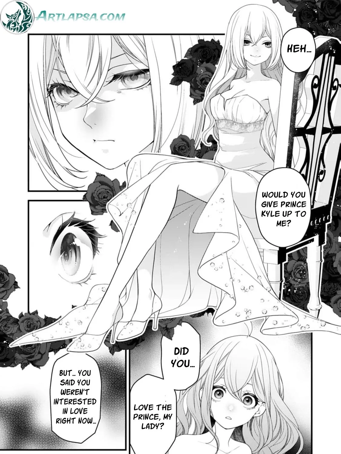 Akuyaku Reijou no Torimaki A desu ga, Outaishi Denka ni Semarareteimasu. Chapter 18 page 11 - 