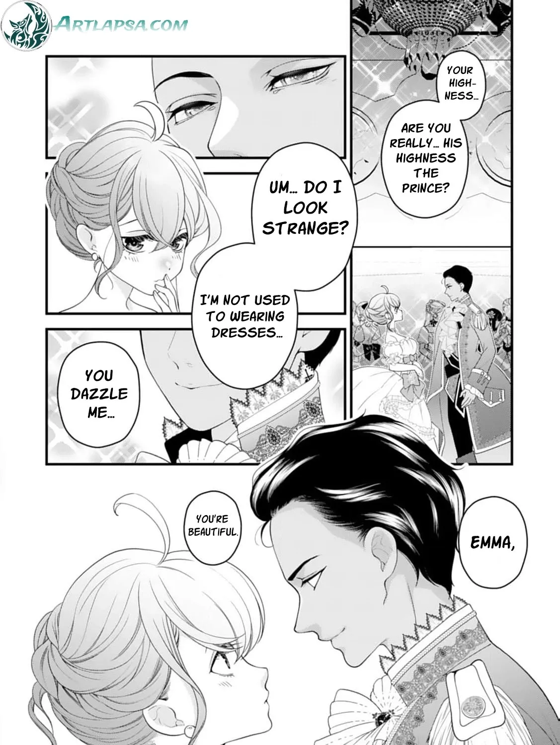 Akuyaku Reijou no Torimaki A desu ga, Outaishi Denka ni Semarareteimasu. Chapter 18 page 21 - 