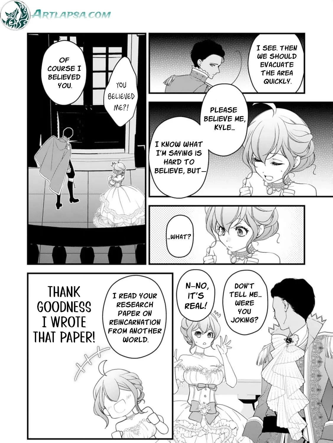 Akuyaku Reijou no Torimaki A desu ga, Outaishi Denka ni Semarareteimasu. Chapter 18 page 41 - 