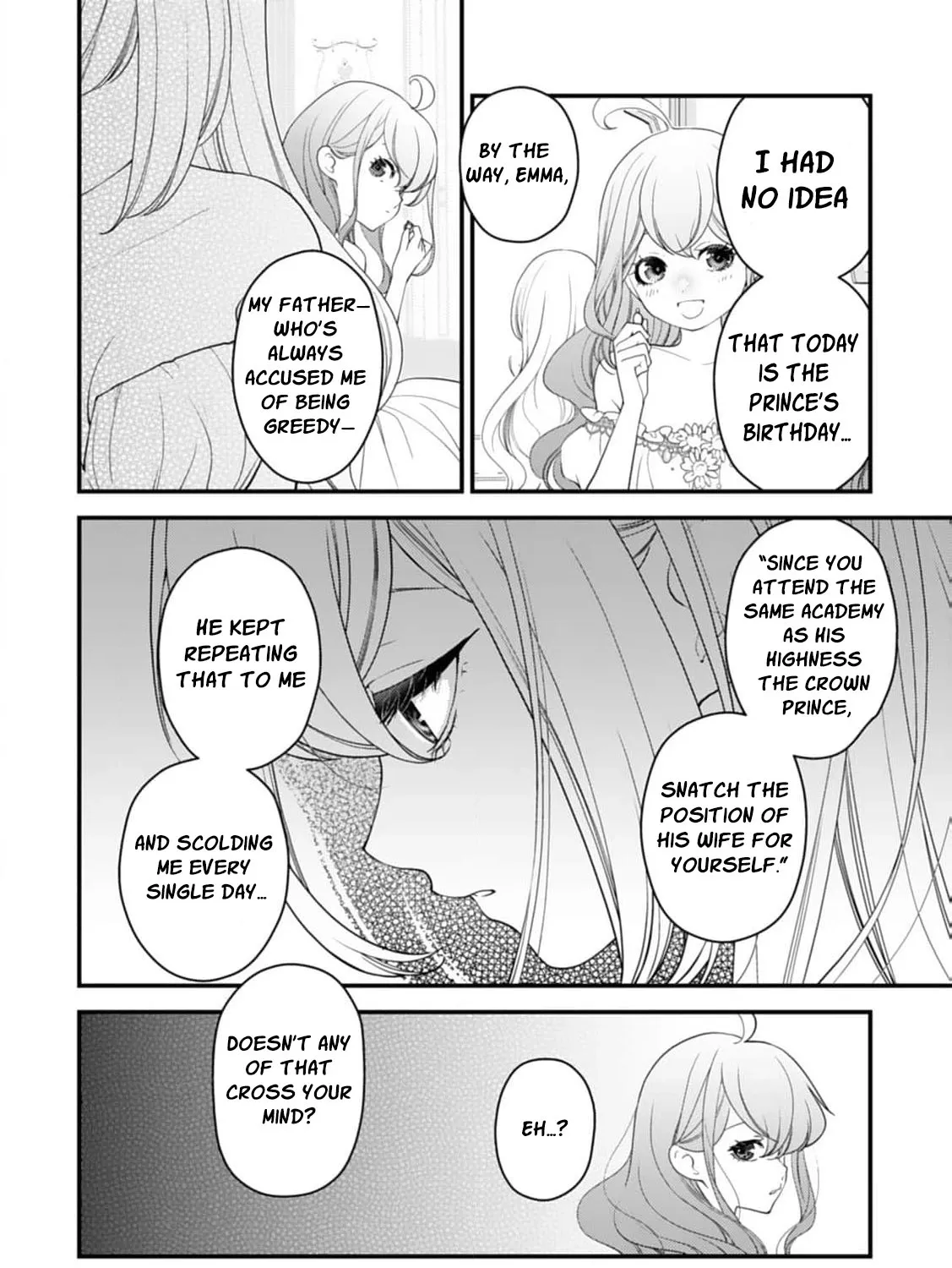 Akuyaku Reijou no Torimaki A desu ga, Outaishi Denka ni Semarareteimasu. Chapter 18 page 9 - 