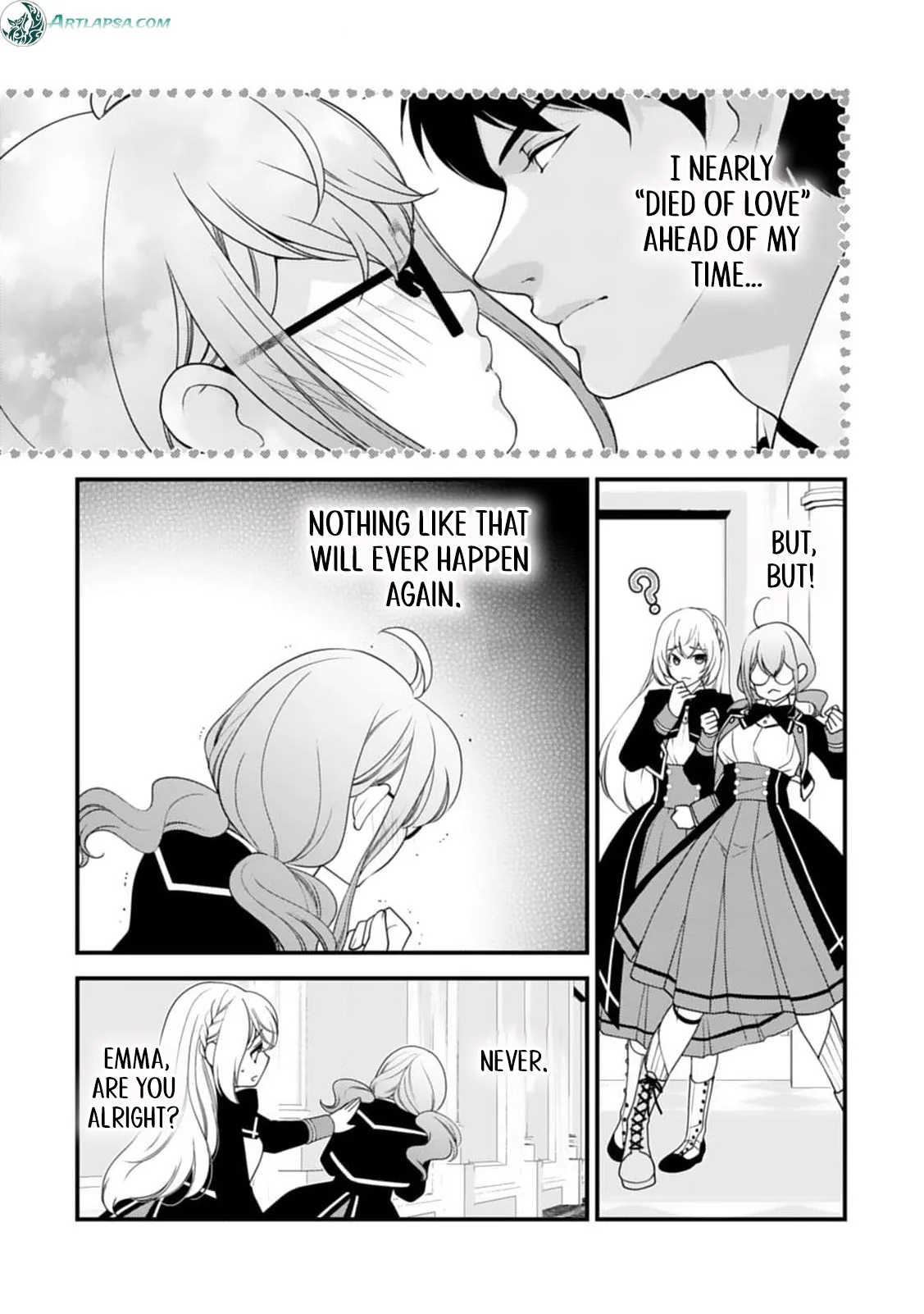 Akuyaku Reijou no Torimaki A desu ga, Outaishi Denka ni Semarareteimasu. Chapter 2 page 26 - 
