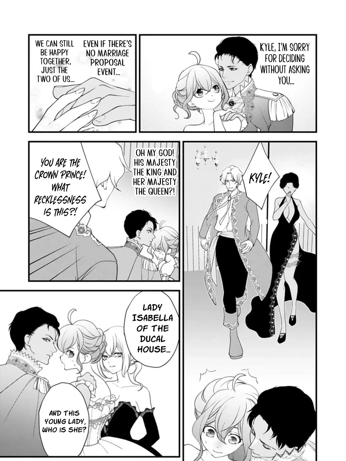 Akuyaku Reijou no Torimaki A desu ga, Outaishi Denka ni Semarareteimasu. Chapter 20 page 19 - 