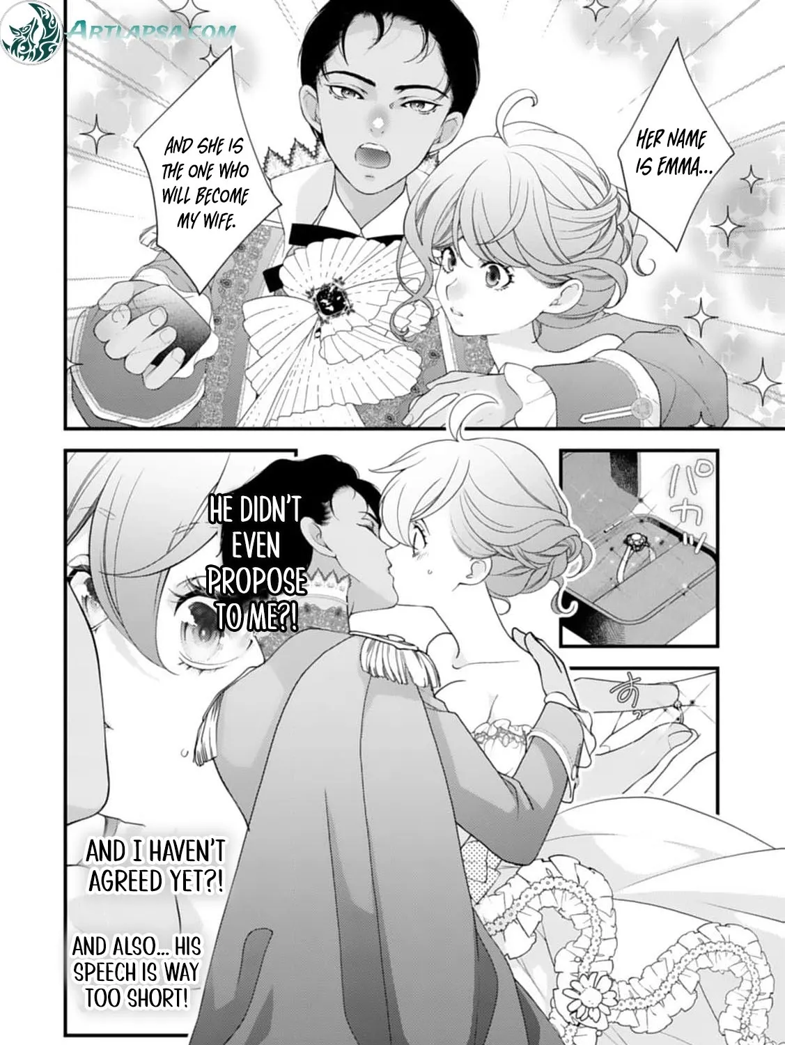 Akuyaku Reijou no Torimaki A desu ga, Outaishi Denka ni Semarareteimasu. Chapter 20 page 21 - 