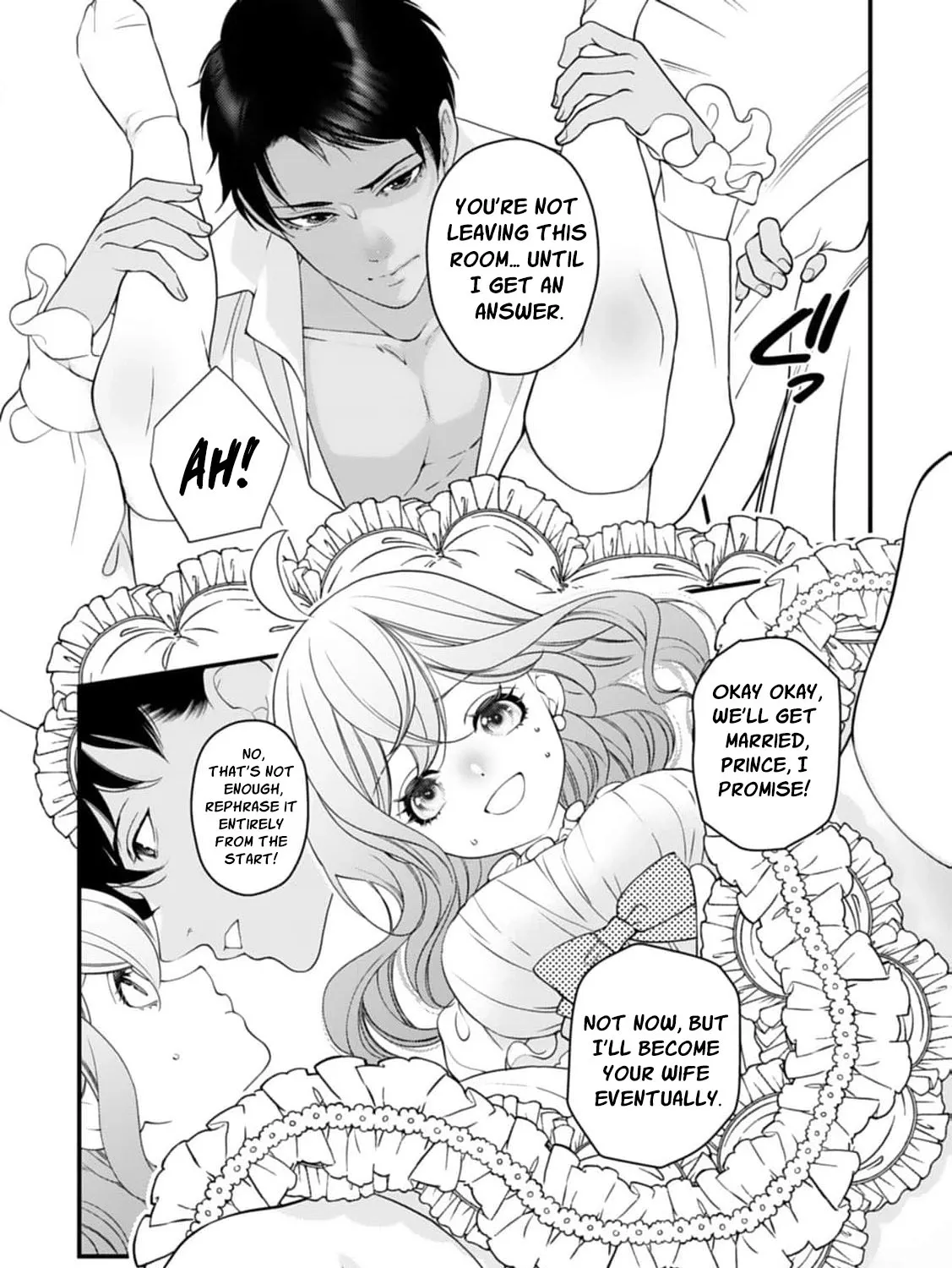 Akuyaku Reijou no Torimaki A desu ga, Outaishi Denka ni Semarareteimasu. Chapter 20 page 33 - 