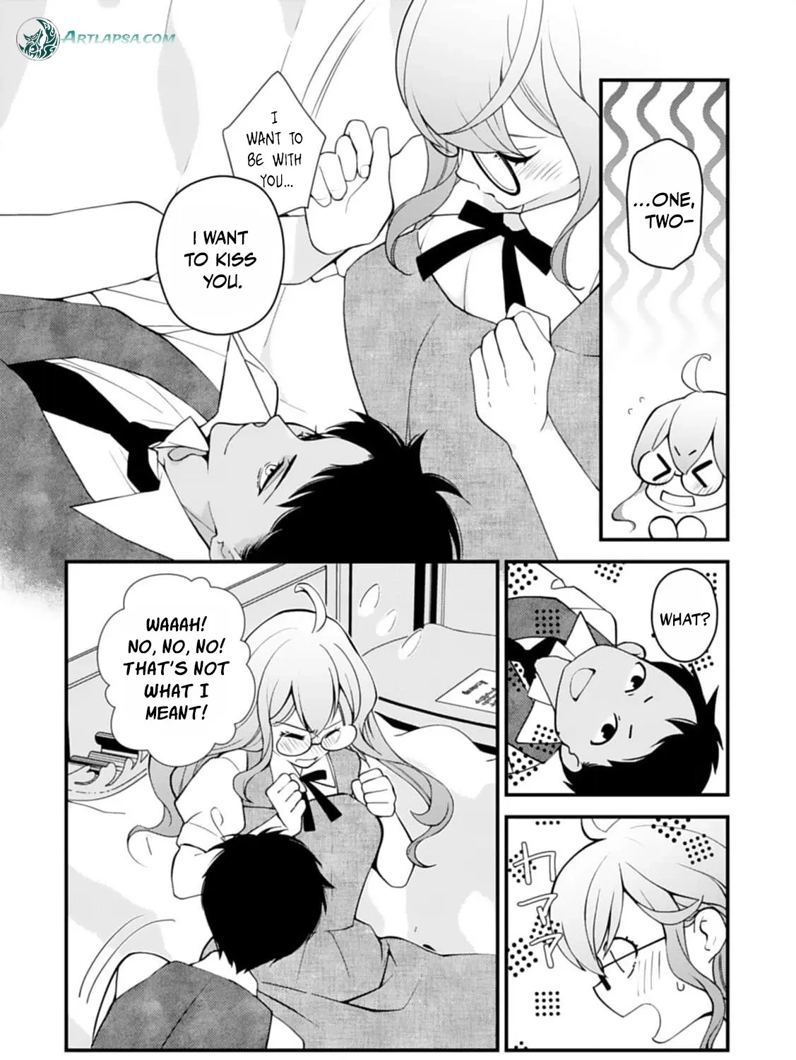 Akuyaku Reijou no Torimaki A desu ga, Outaishi Denka ni Semarareteimasu. Chapter 21 page 45 - 