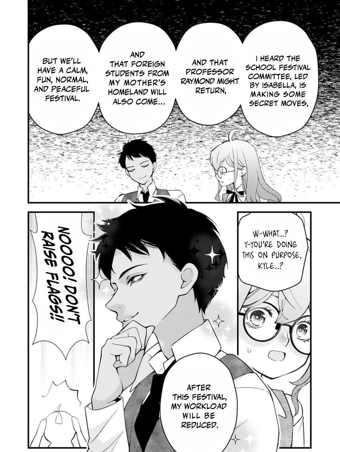 Akuyaku Reijou no Torimaki A desu ga, Outaishi Denka ni Semarareteimasu. Chapter 21 page 53 - 