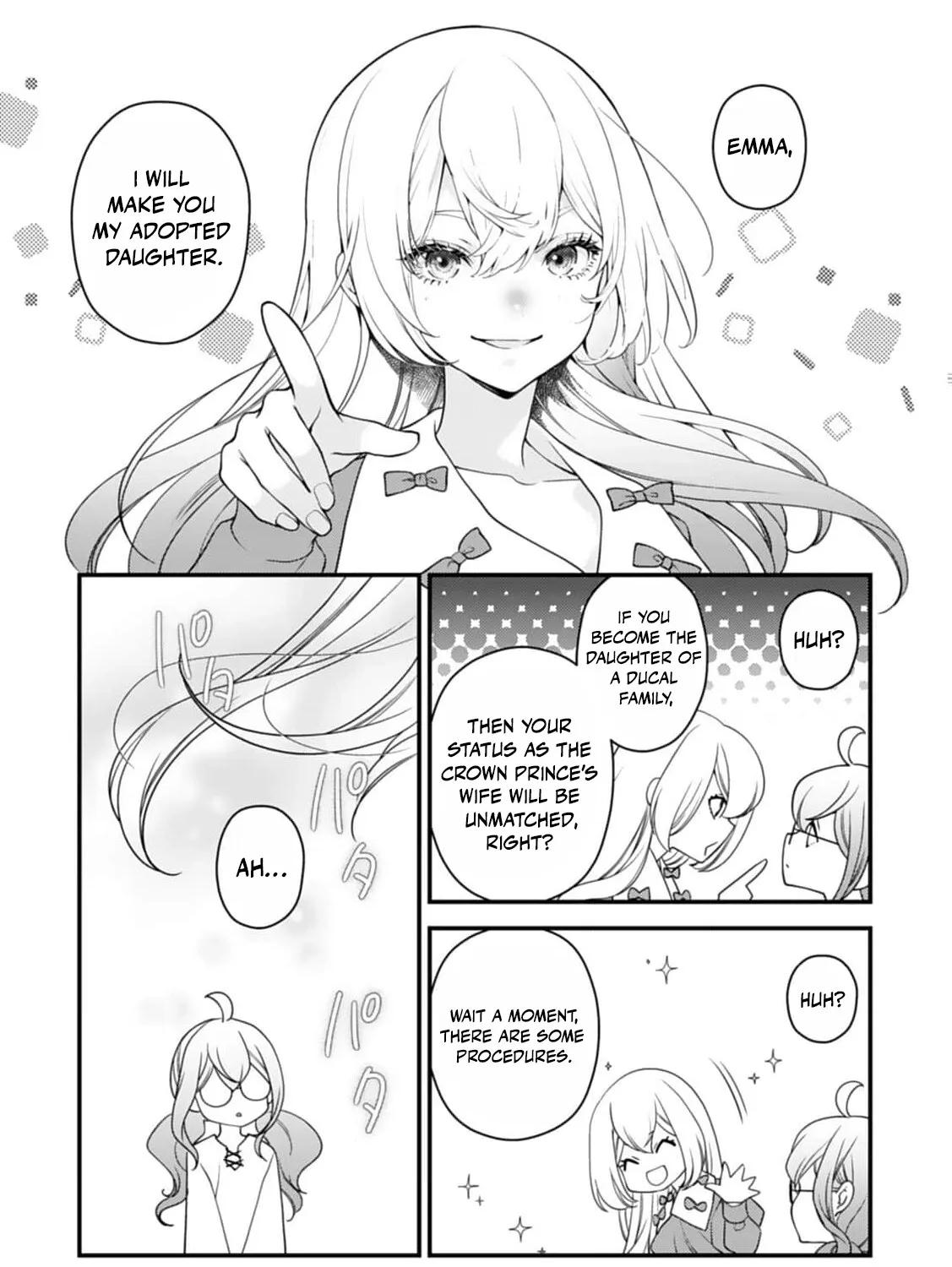Akuyaku Reijou no Torimaki A desu ga, Outaishi Denka ni Semarareteimasu. Chapter 21 page 7 - 