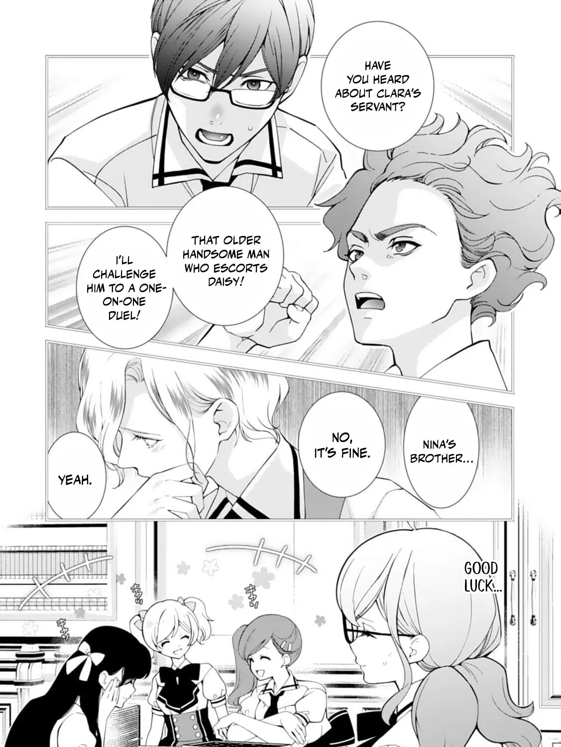 Akuyaku Reijou no Torimaki A desu ga, Outaishi Denka ni Semarareteimasu. Chapter 22 page 27 - 