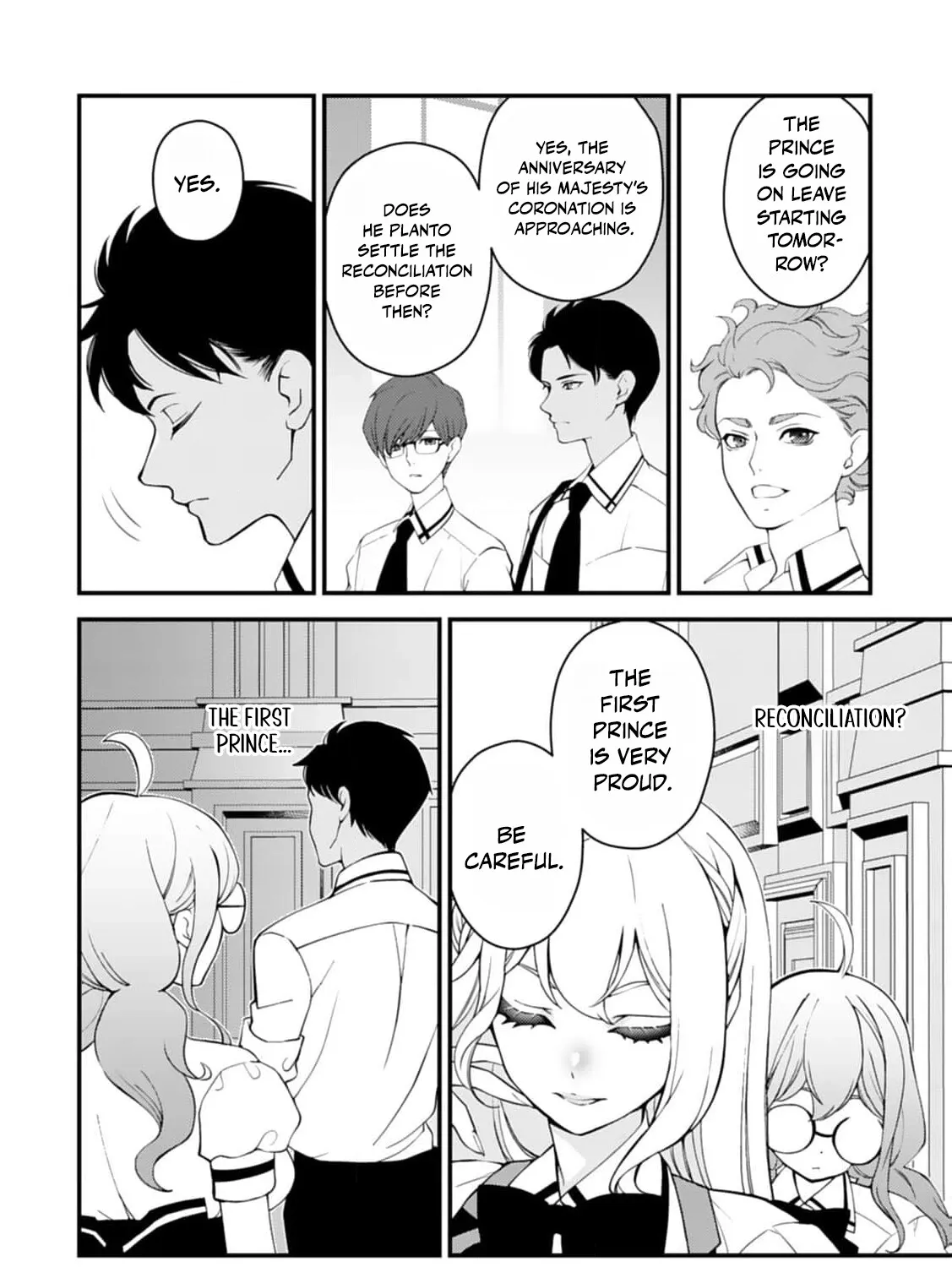 Akuyaku Reijou no Torimaki A desu ga, Outaishi Denka ni Semarareteimasu. Chapter 22 page 49 - 