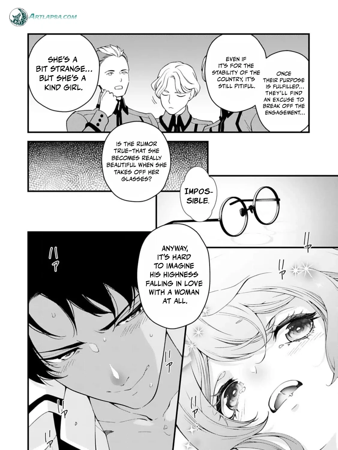 Akuyaku Reijou no Torimaki A desu ga, Outaishi Denka ni Semarareteimasu. Chapter 23 page 29 - 