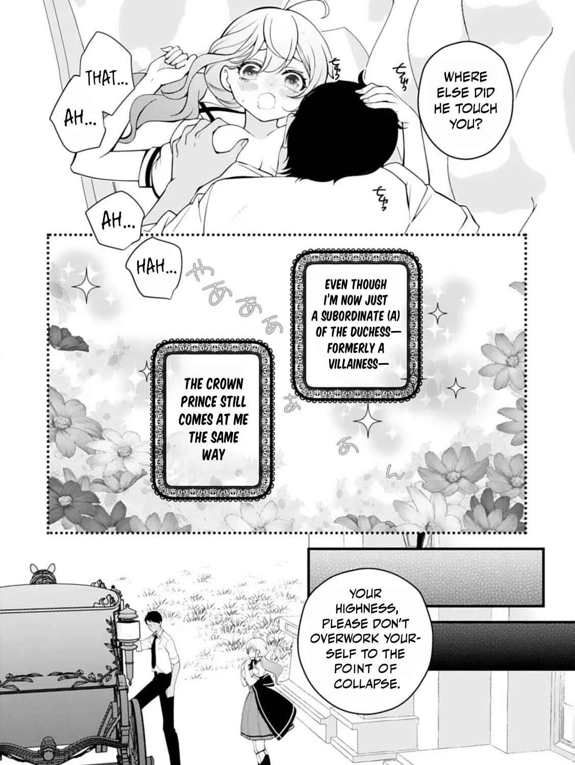 Akuyaku Reijou no Torimaki A desu ga, Outaishi Denka ni Semarareteimasu. Chapter 23 page 51 - 