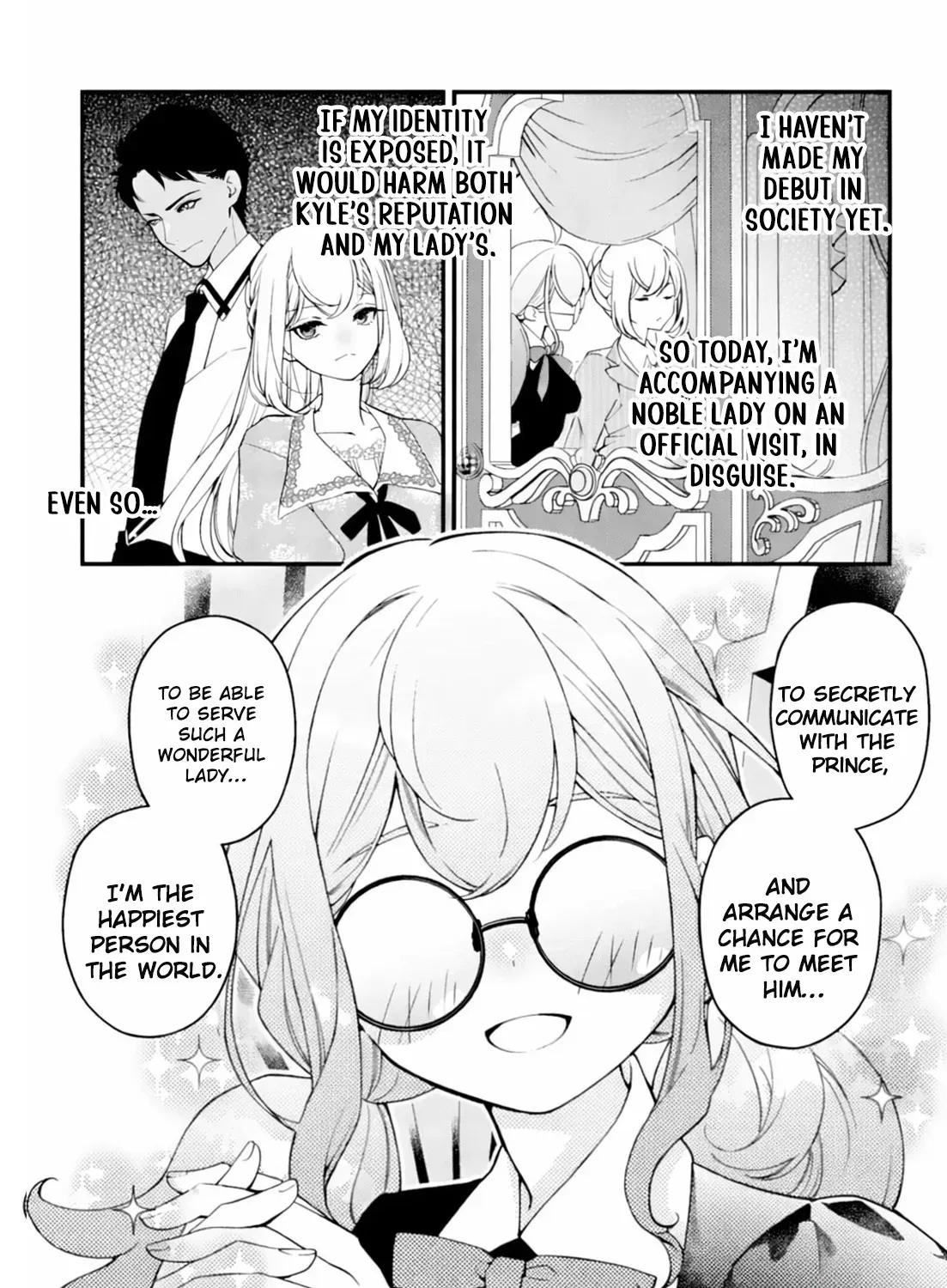Akuyaku Reijou no Torimaki A desu ga, Outaishi Denka ni Semarareteimasu. Chapter 24 page 13 - 