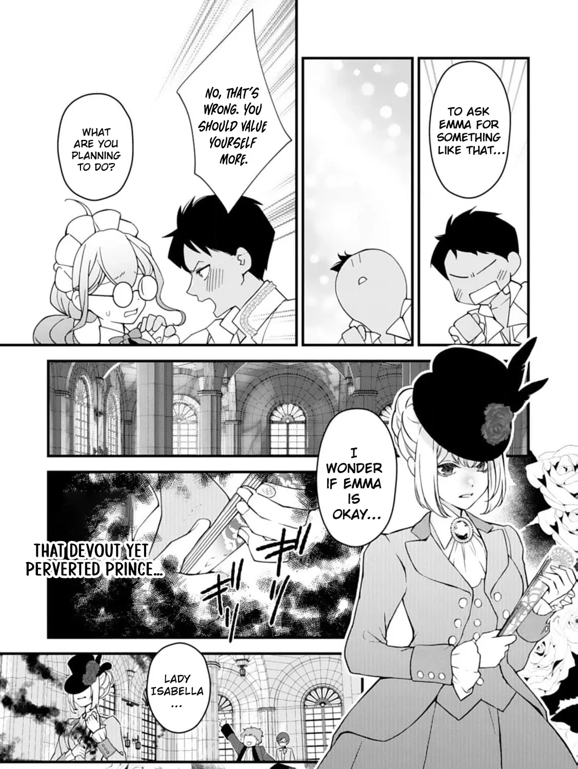 Akuyaku Reijou no Torimaki A desu ga, Outaishi Denka ni Semarareteimasu. Chapter 24 page 39 - 