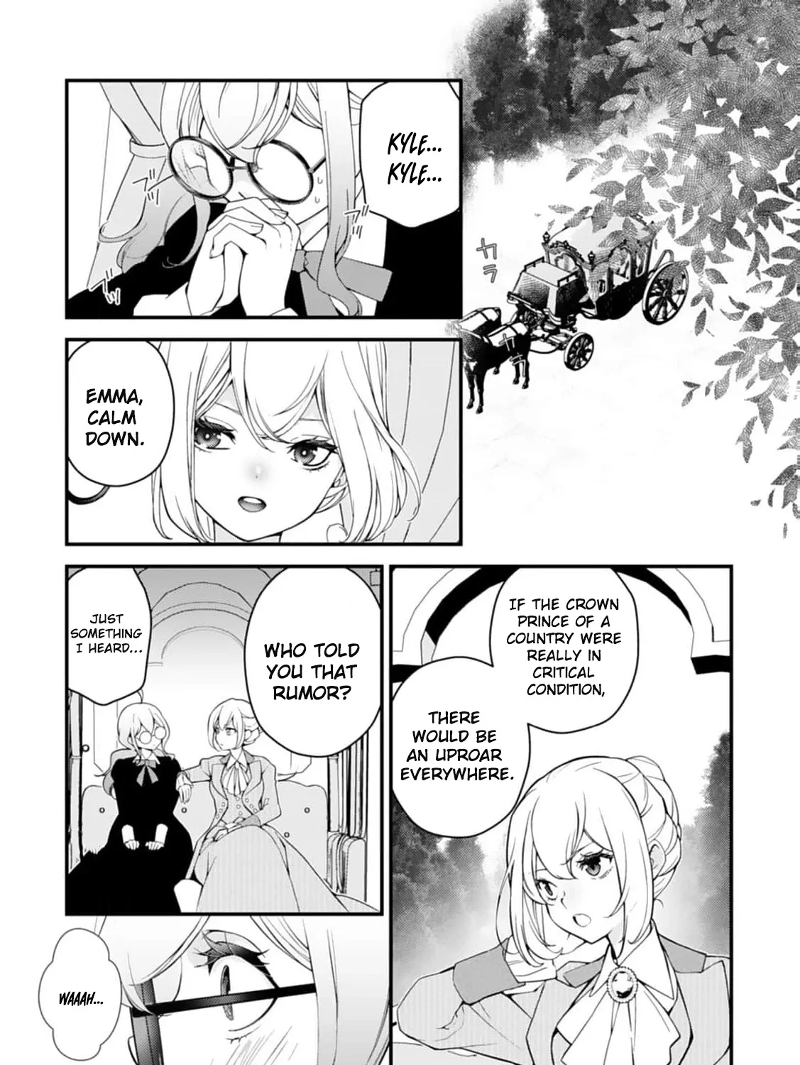 Akuyaku Reijou no Torimaki A desu ga, Outaishi Denka ni Semarareteimasu. Chapter 24 page 7 - 