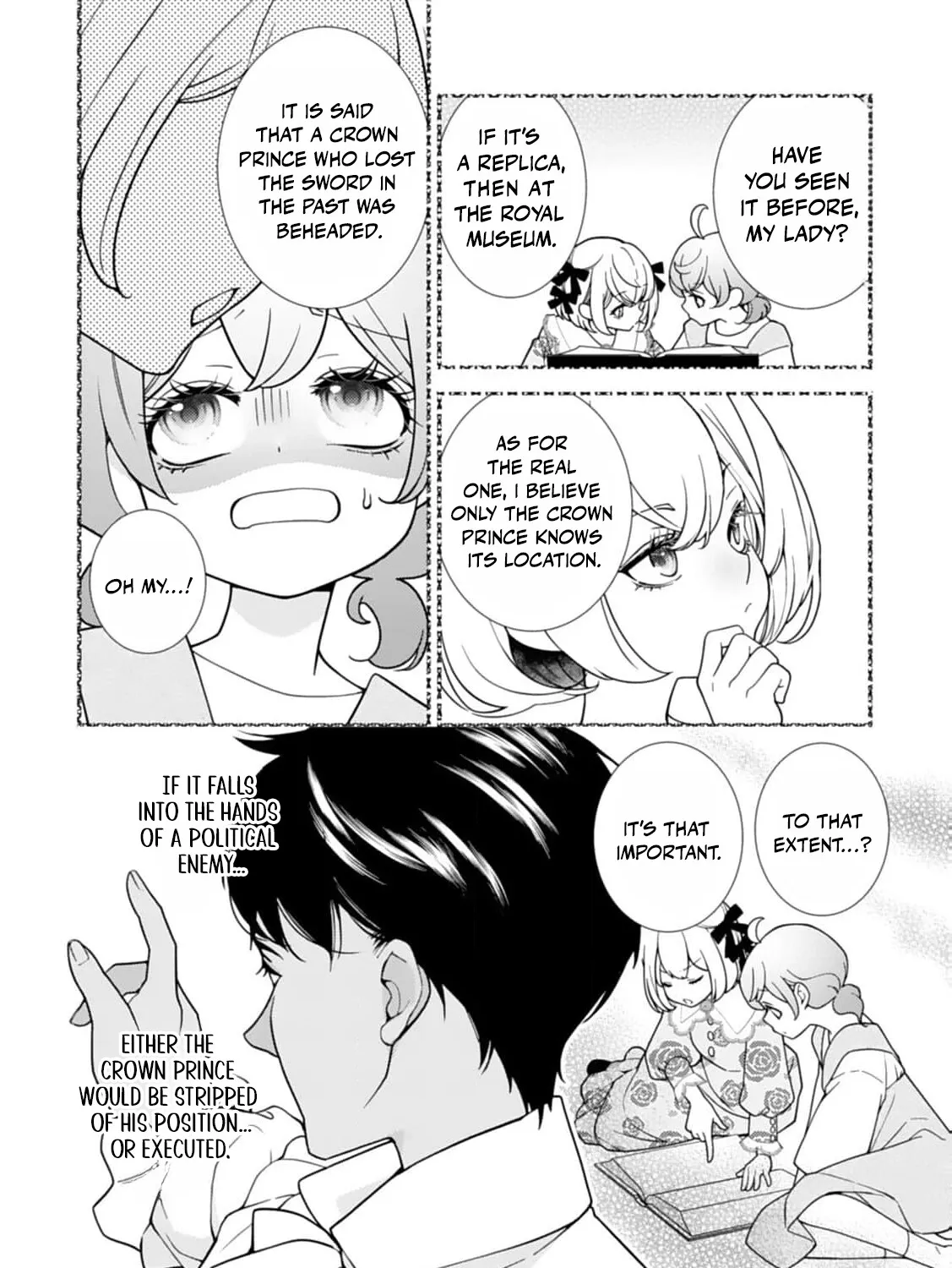 Akuyaku Reijou no Torimaki A desu ga, Outaishi Denka ni Semarareteimasu. Chapter 25 page 17 - 