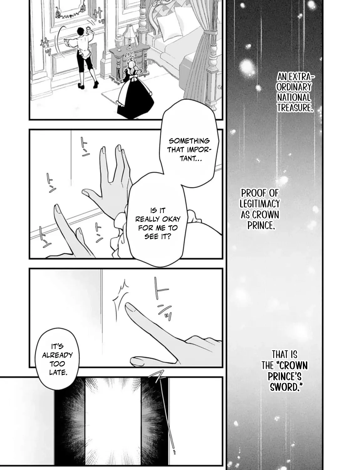 Akuyaku Reijou no Torimaki A desu ga, Outaishi Denka ni Semarareteimasu. Chapter 25 page 19 - 